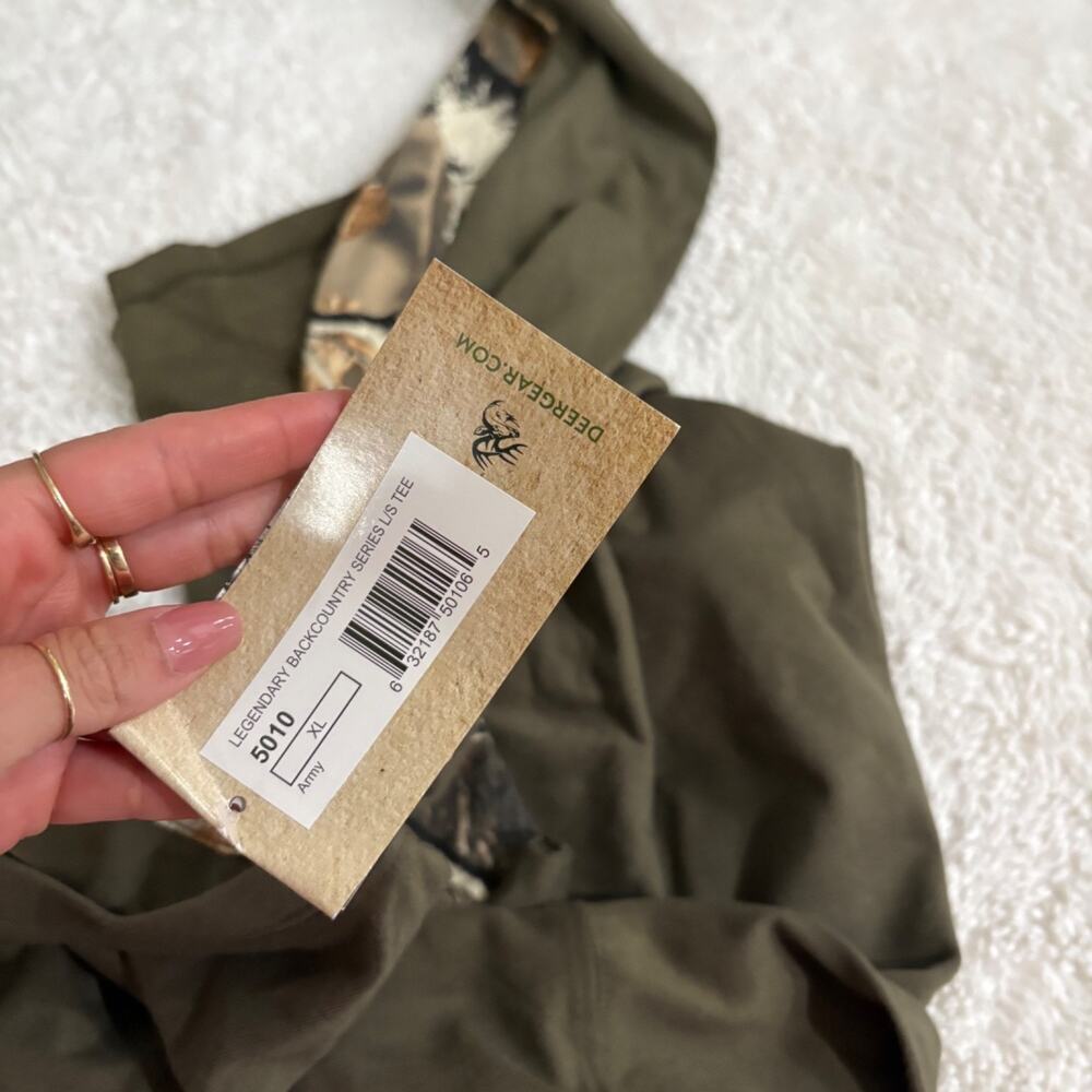 Legendary Whitetails Men's Long Sleeve Xl Camo Green Hunting Gorpcore Outdoors - Picture 6 of 7